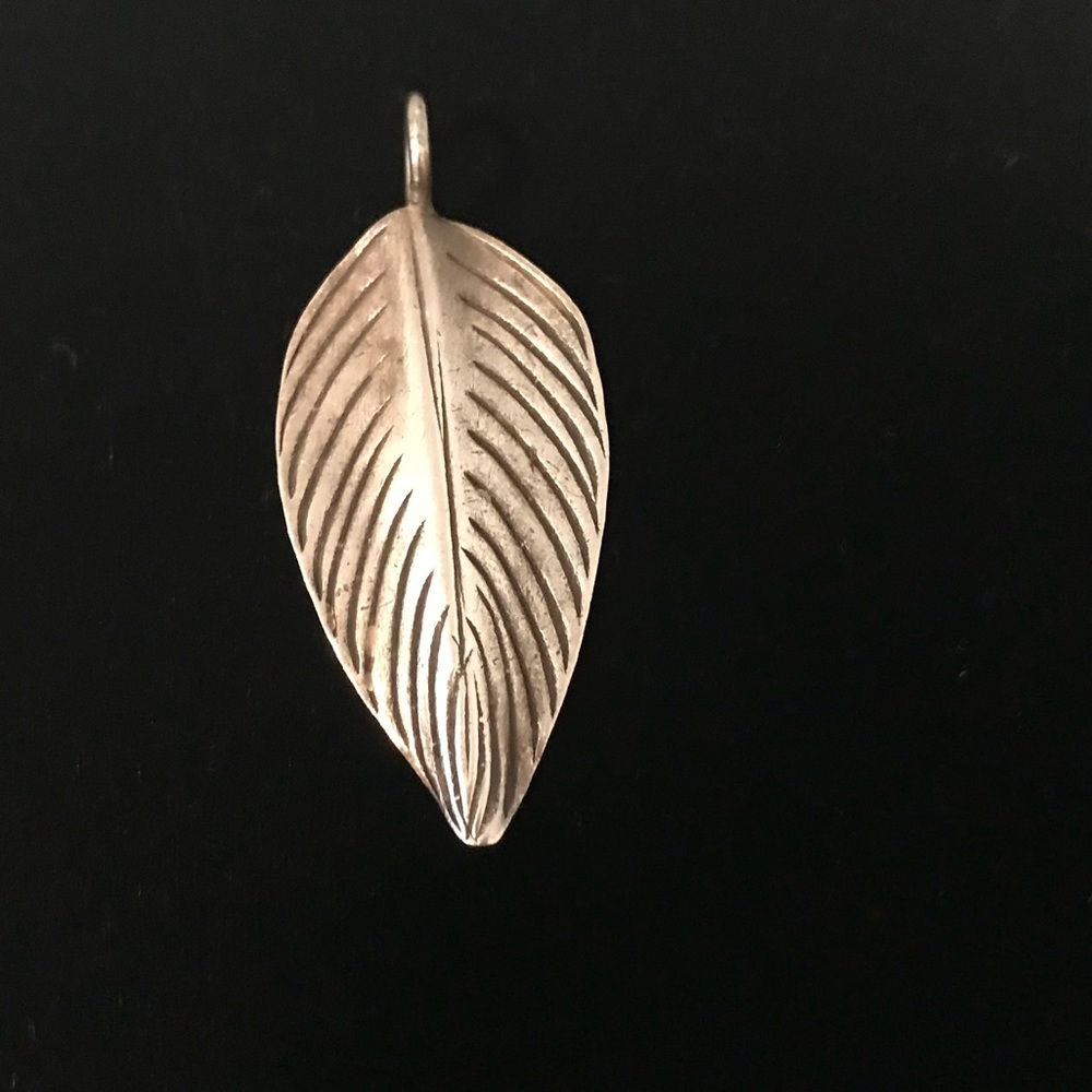 Sterling Silver Leaf Pendant